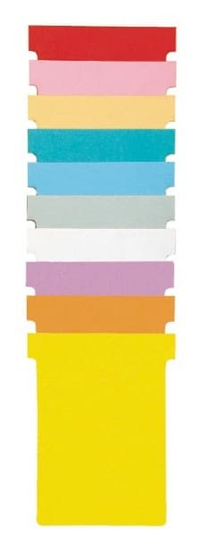 Nobo T-Cards Size 3 80 x 120mm (Pack of 100) - Yellow - Image 2