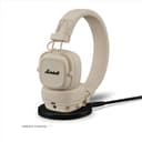 Marshall Major V Wireless On-Ear Headphones - Cream thumbnail 9