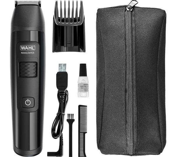 Wahl Manscaper 1065-800 Lithium-Ion Cordless Wet & Dry Body Trimmer Black