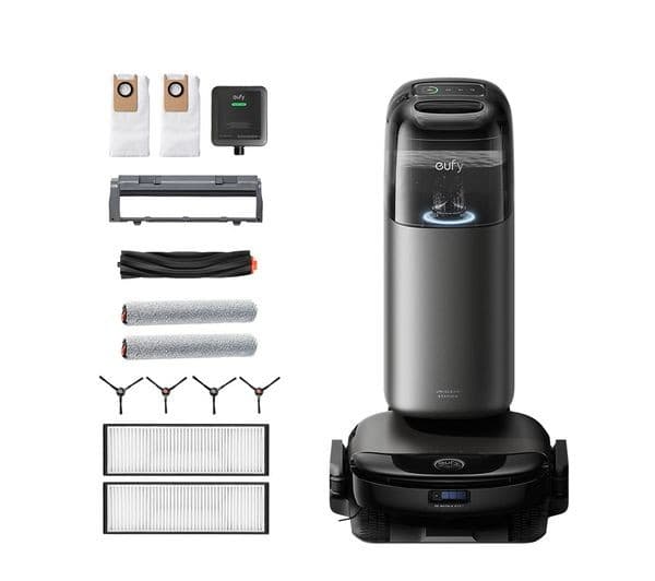 EUFY Omni S1 Pro 8,000 Pa Robot Vacuum Cleaner & Mop with All-in-One Station - Black - Image 1