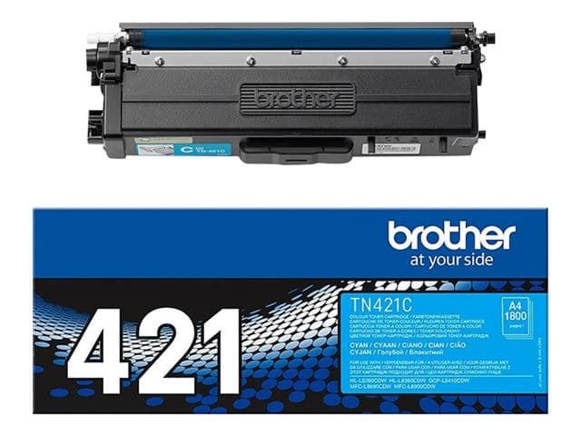 Brother TN421 Original Toner Cartridge - Cyan - Image 2