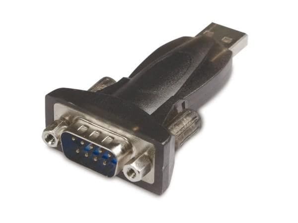MicroConnect USB 2.0 to Serial RS232 DB9 Converter Cable (FTDI Chipset) - Image 1