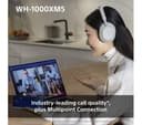 Sony WH-1000XM5 Wireless Noise-Cancelling Over-Ear Headphones - Black thumbnail 9