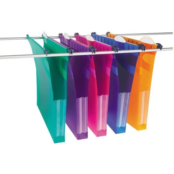 Rexel Multifile Extra Secura Foolscap Suspension File 30mm Assorted (10)