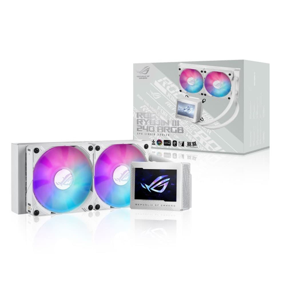 ASUS ROG Ryujin III 240 ARGB All-in-one Liquid CPU Cooler - White