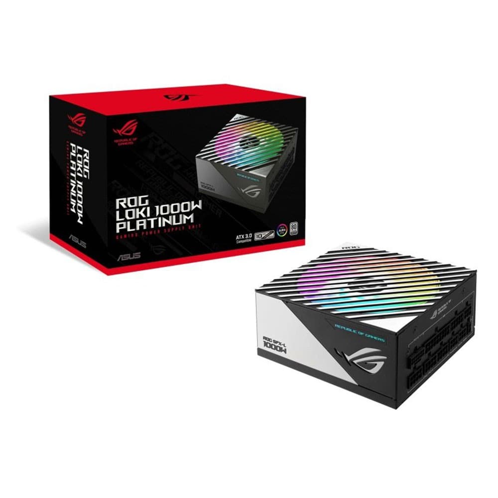 ASUS ROG Loki SFX-L 1000W 80 PLUS Platinum ATX 3.0 Fully Modular PSU - Black - Image 1
