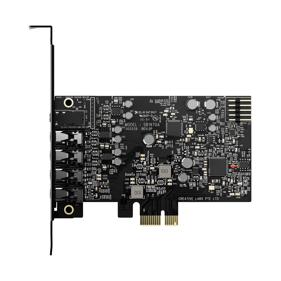 CREATIVE Sound Blaster Audigy Fx Pro Hi-res PCI-e Sound Card with 7.1 Discrete and Virtual Surround, and AutoEq for PC - Image 1