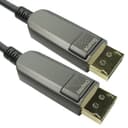 Cables Direct 5m DisplayPort 1.4 Active Optical Cable (AOC) - Black/Grey thumbnail 2
