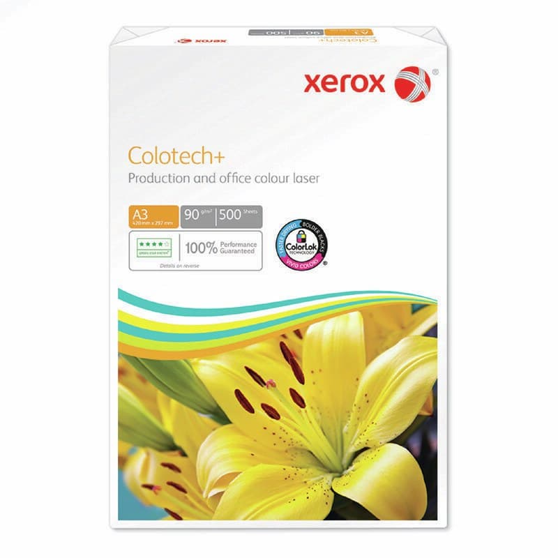 Xerox Colotech+ White Printing Paper A3 (297x420mm) 90gsm - 500 Sheets (003R99001)