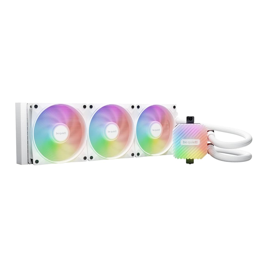 be quiet! Light Loop 360mm ARGB AIO CPU Liquid Cooler - White - Image 2