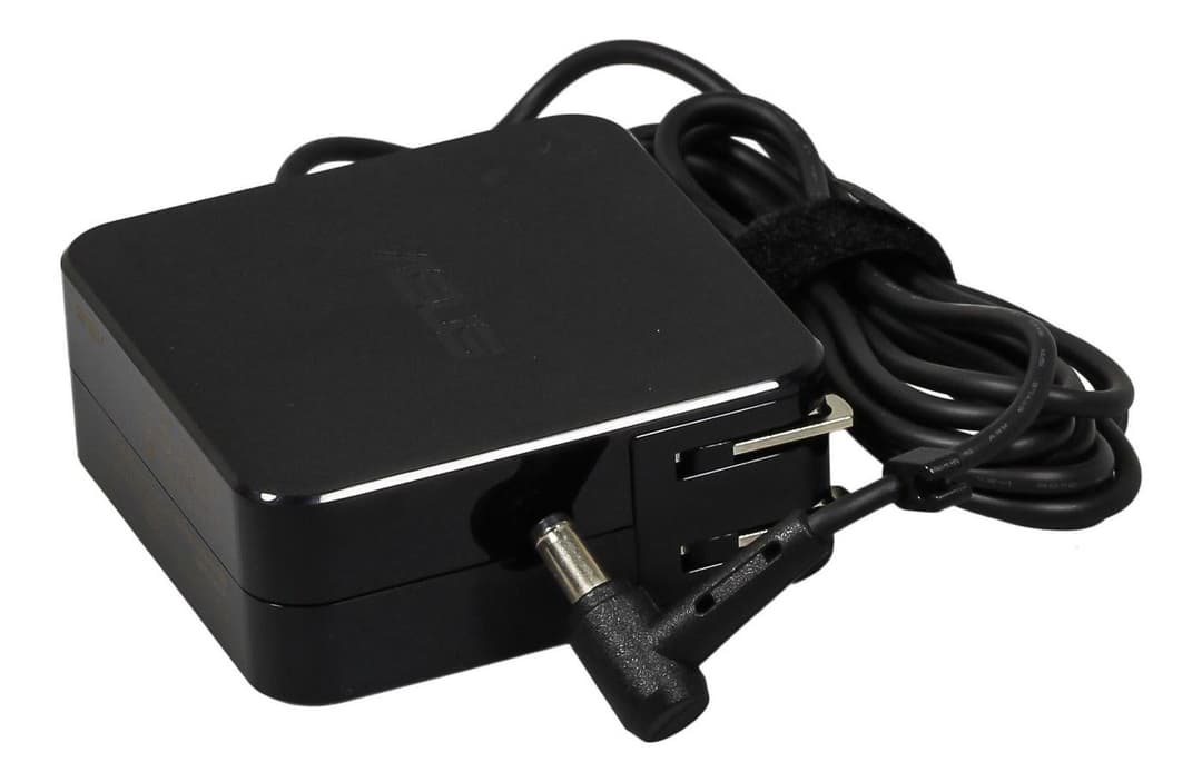 ASUS 65W 19V AC Adapter, 2-pin (04G2660031S2) - Black - Image 1