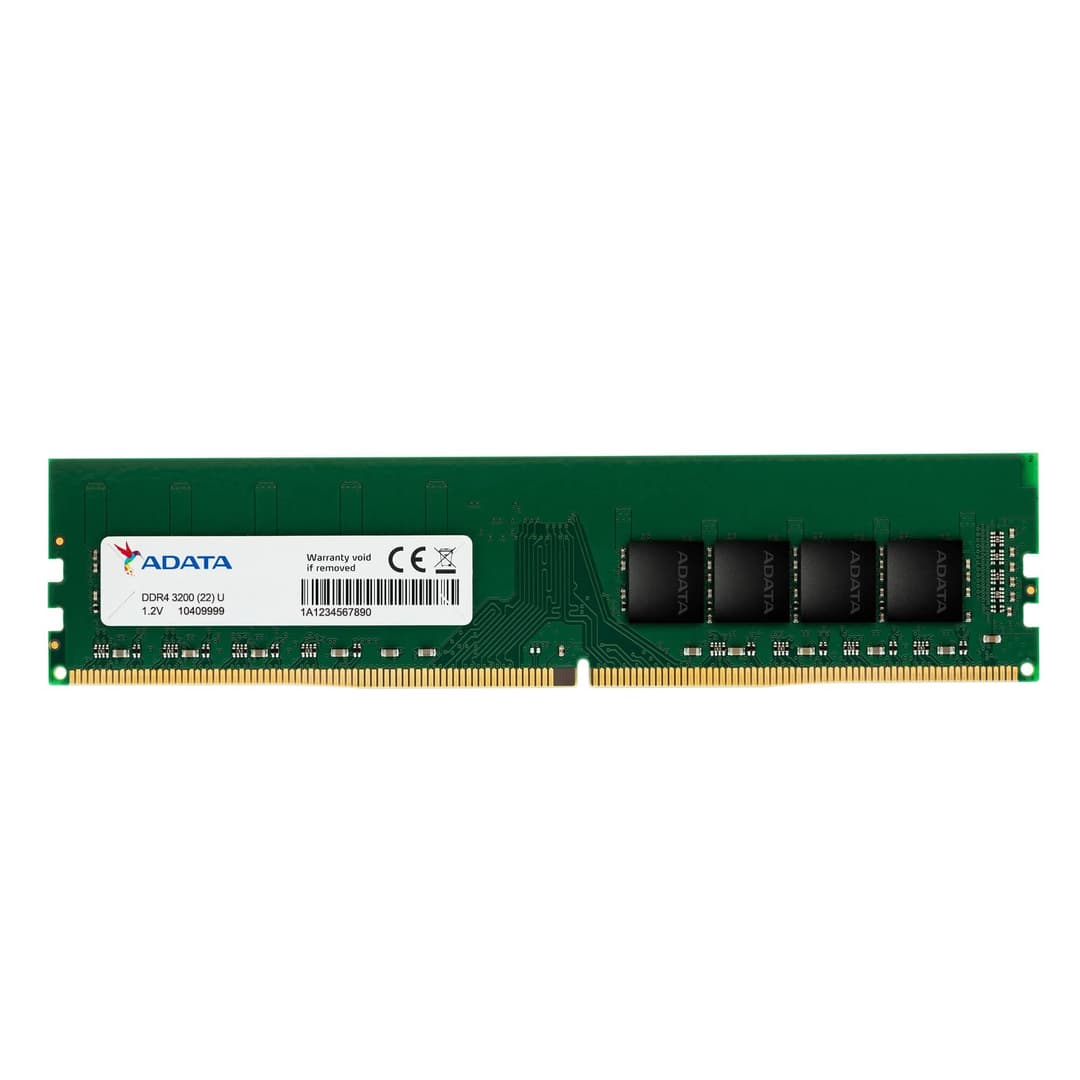 ADATA Premier DDR4 3200MHz CL22 288-pin U-DIMM Desktop Memory 8GB - Image 1
