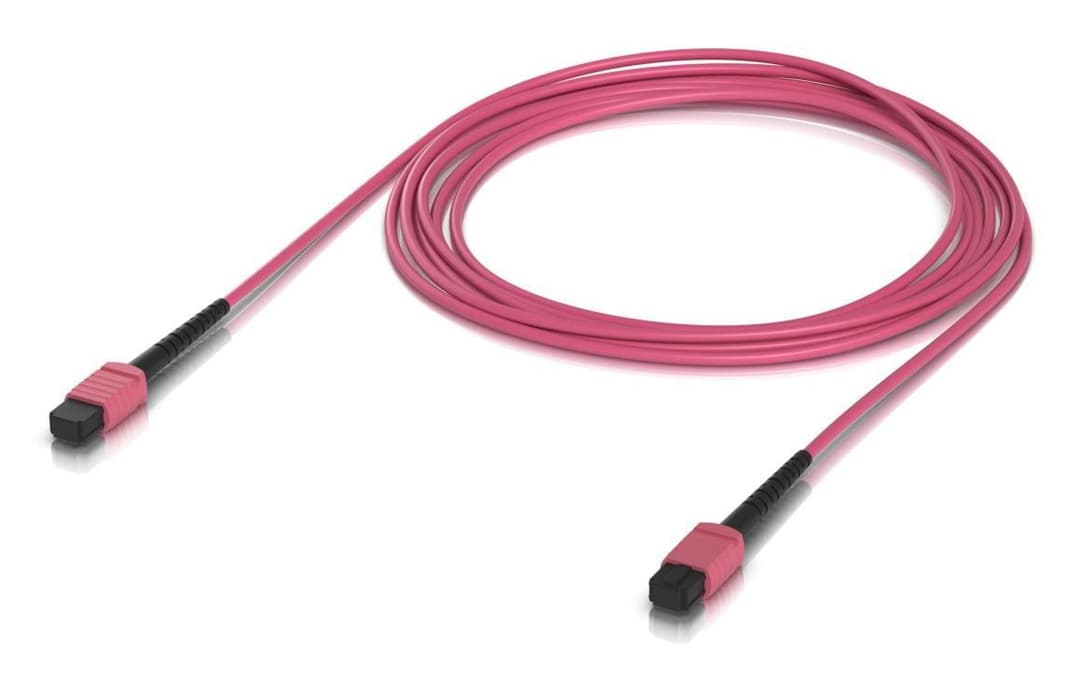 Ubiquiti Indoor OM4 MPO-12 UPC Multi-Mode Fibre Patch Cable for 100G 3m - Single - Image 1