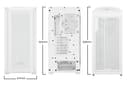 be quiet! Shadow Base 800 FX ARGB Tempered Glass ATX Midi Tower PC Case - White thumbnail 2