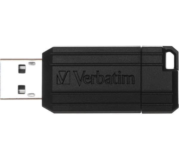 Verbatim PinStripe USB 2.0 Flash Drive 32GB - Black
