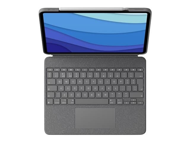 LOGITECH Combo Touch iPad Pro 12.9 (5th & 6th Gen) Keyboard Case Grey