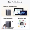 UGREEN NASync DH4300 Plus 4-Bay NAS Mini Tower 8 GB LPDDR4X UGOS Pro Grey thumbnail 4