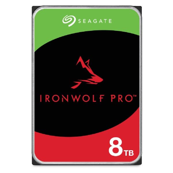 Seagate IronWolf Pro 3.5-inch SATA III 7200 RPM CMR NAS Internal Hard Drive 8TB