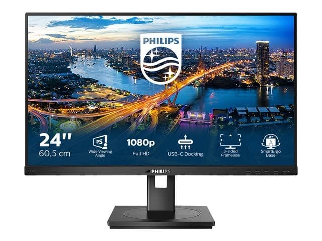 Philips B Line 243B1/00 24" 1080p IPS USB-C Docking Monitor Black - Image 2