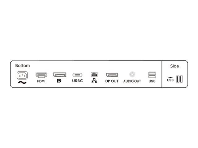 Philips B Line 243B1/00 24" 1080p IPS USB-C Docking Monitor Black - Image 6
