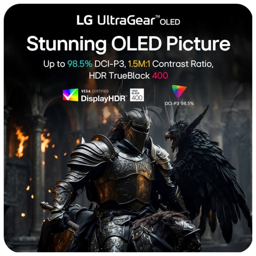 LG 39GX900A-B 39" Ultrawide Curved OLED Quad HD Height Adjustable Monitor with Speakers - Image 10