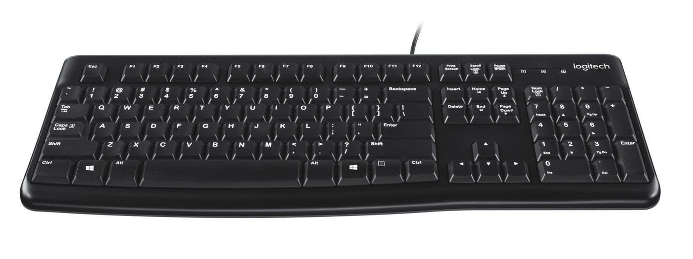 Logitech K120 Wired Keyboard Black - US International