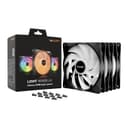 be quiet! Light Wings LX 140mm PWM High-Speed ARGB Case Fan Triple Pack - Black thumbnail 1