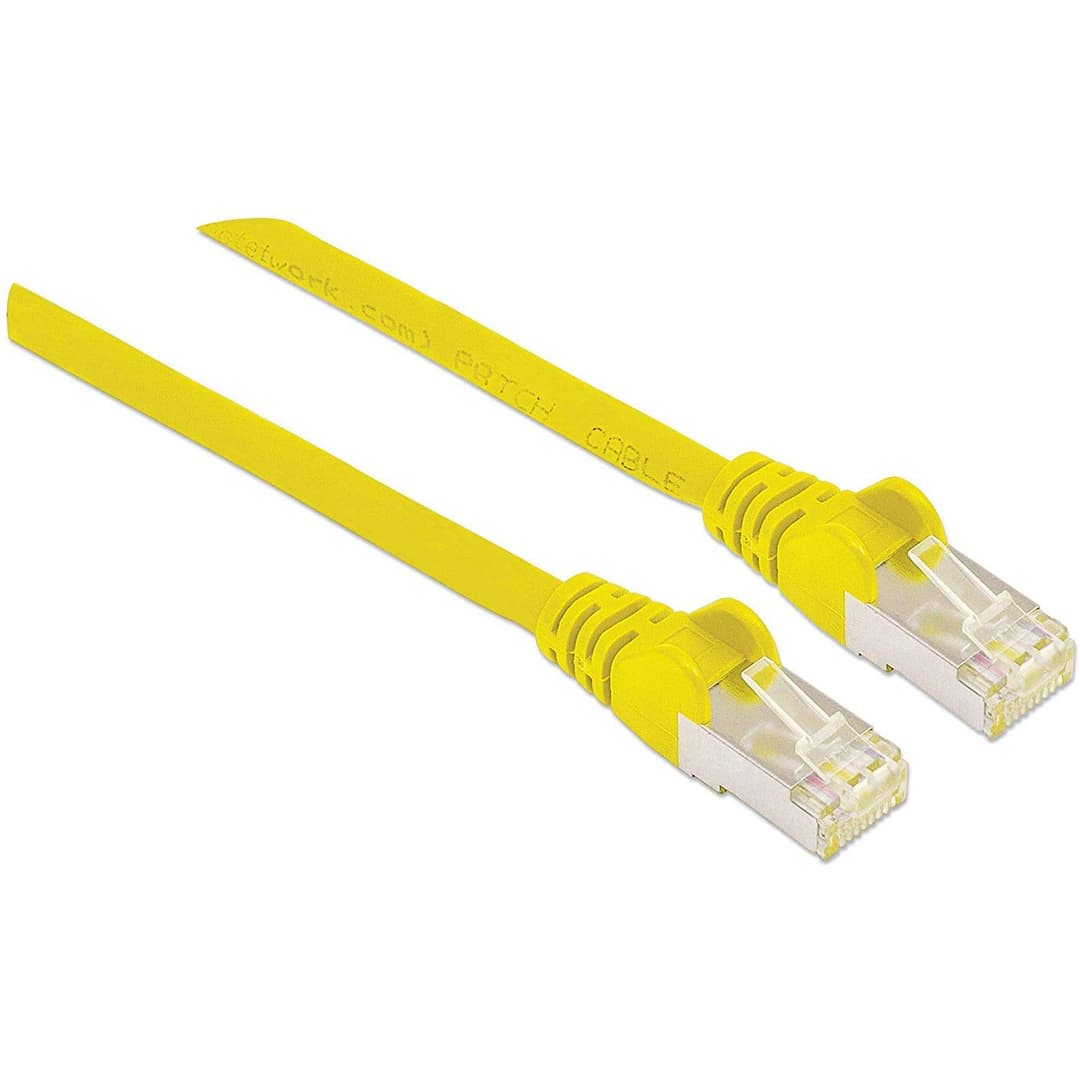 Intellinet 0.5m Cat5e Network Patch Cable, U/UTP, Snag-free, RJ45 Connectors - Image 1