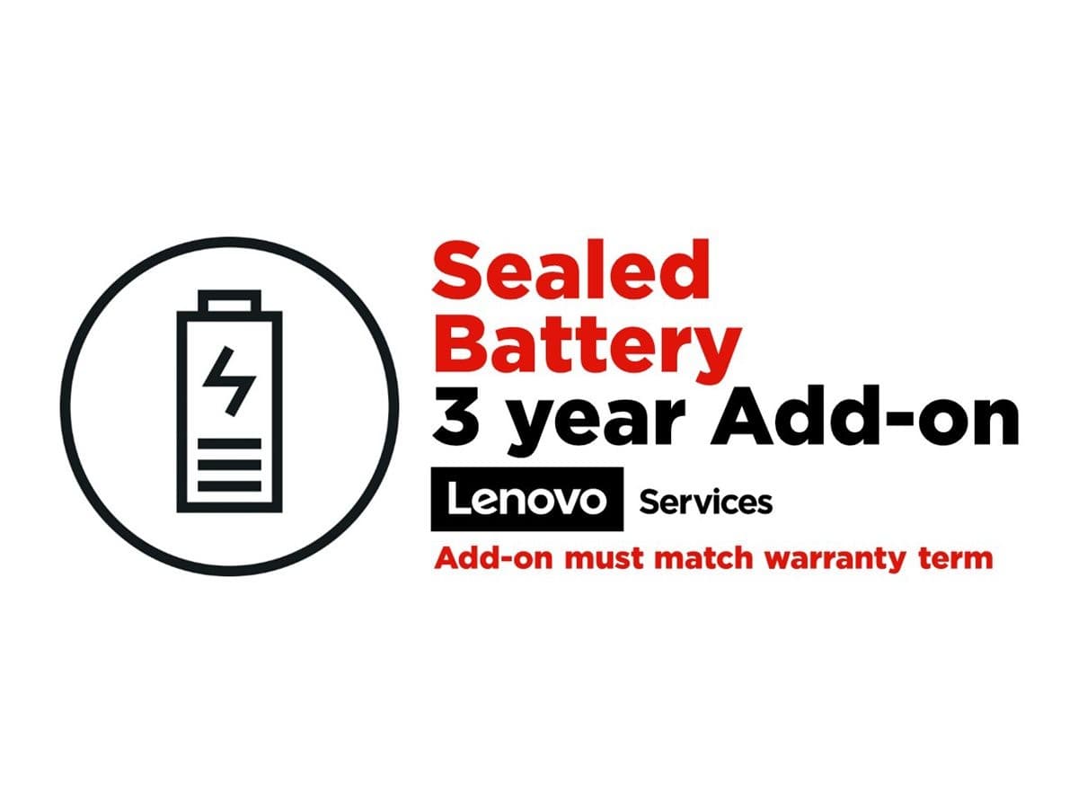 Lenovo Sealed Battery Add On - battery replacement - 3 years