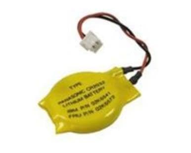 Lenovo 02K7078 CMOS RTC Backup Battery - CR2032 3V Lithium Coin Cell with Cable, 1 Pack (ThinkPad T410)