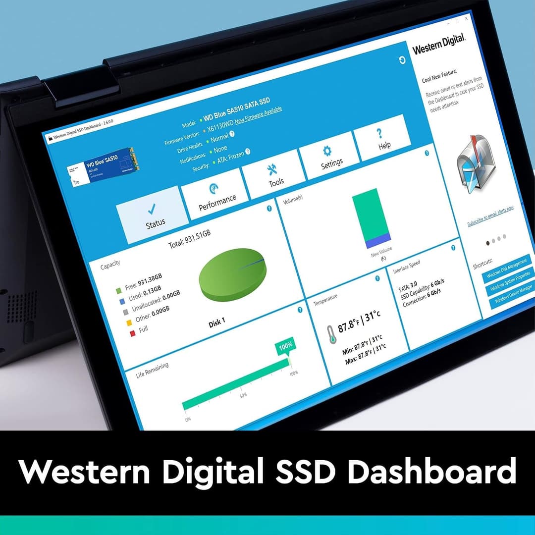WD Blue SA510 M.2 2280 SATA III Internal SSD - 2TB - Image 6