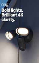 Ring Floodlight Cam Pro (2nd Gen) Wired 4K Outdoor Security Camera - Black thumbnail 2