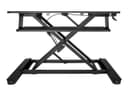 StarTech.com Sit Stand Desk Converter with Keyboard Tray, Large 35" x 21" Surface, Height Adjustable Ergonomic Desktop/Tabletop Standing Workstation Desk, Holds 2 Monitors, Pre-Assembled - Ergonomic Standing Desk (ARMSTSLG) - standing desk converter - rec thumbnail 2