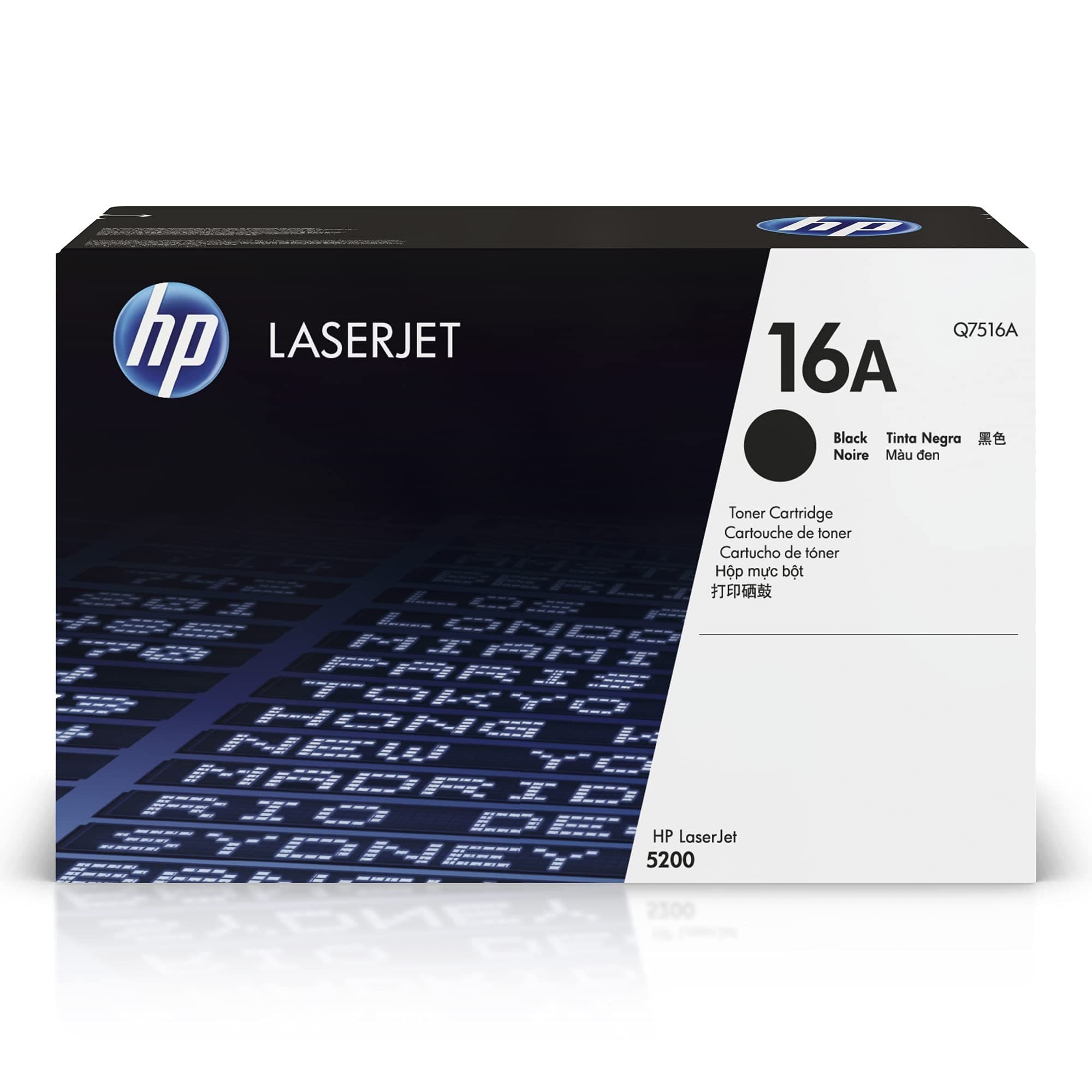 HP Q7516A 16A Original LaserJet Toner Cartridge - Black (12,000 Pages)