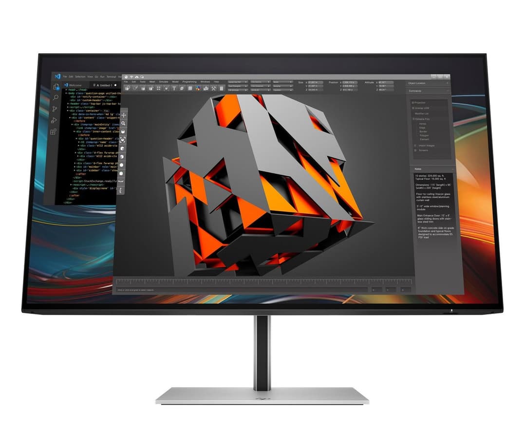 HP Series 7 Pro 724pf 23.8" FHD Monitor, PVC Free (8X530A5) - Image 1