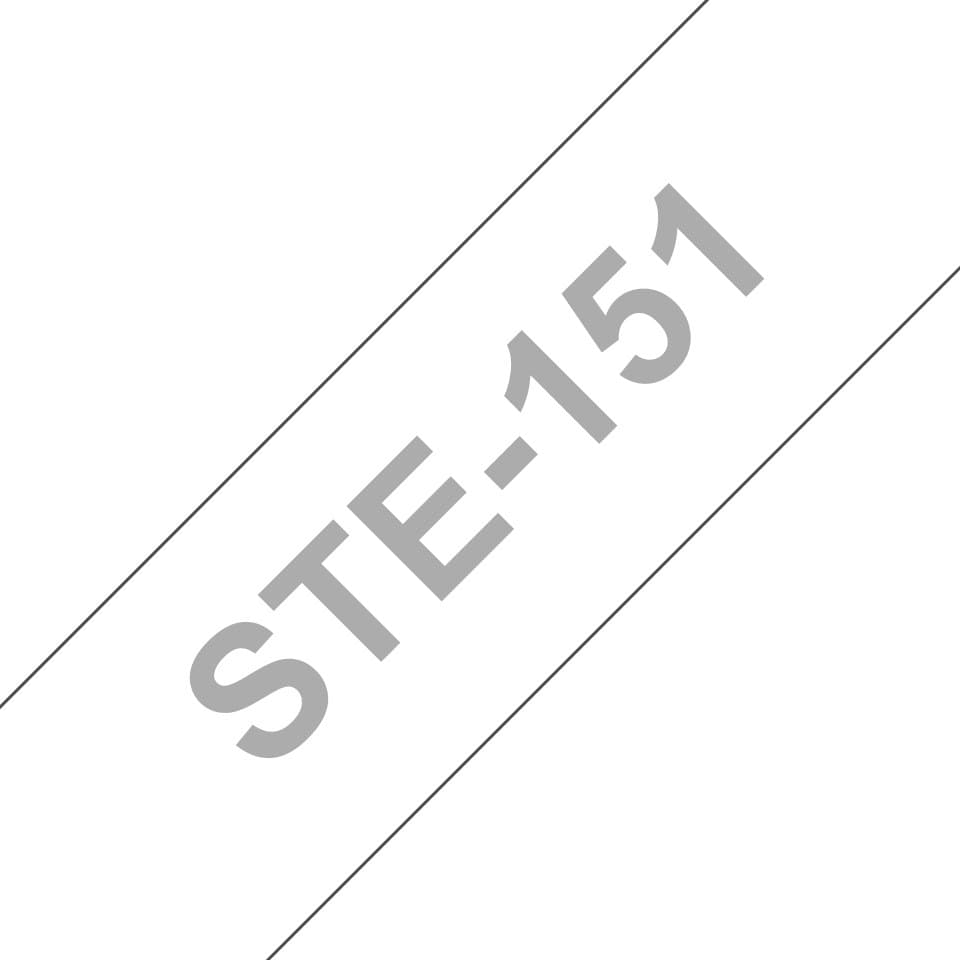 Brother STe-151 Stencil Tape Cassette 24mm x 3m Black - P-touch TZ/TZe