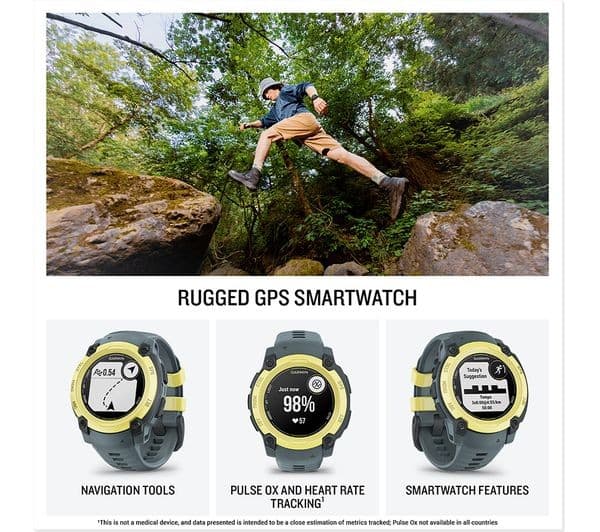 Garmin Instinct E Smartwatch 40mm - Electric Lime - Image 2