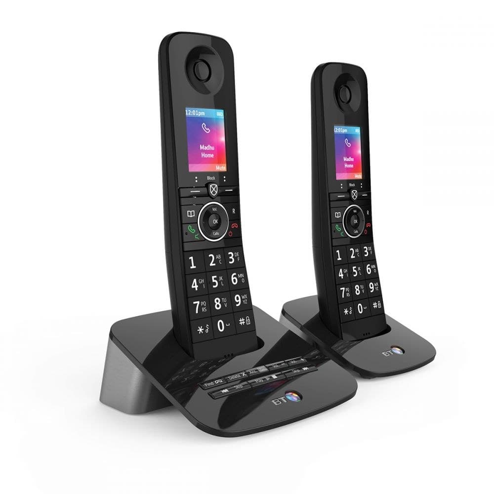 BT Premium DECT Call Blocker Telephone with Answer Machine - Twin