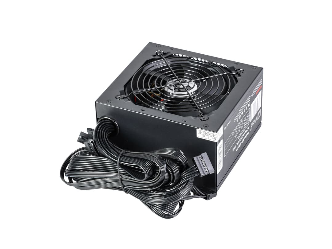VIDA Lite 350W ATX Power Supply - 120mm Fan, Passive PFC, 24-pin - Black - Image 2