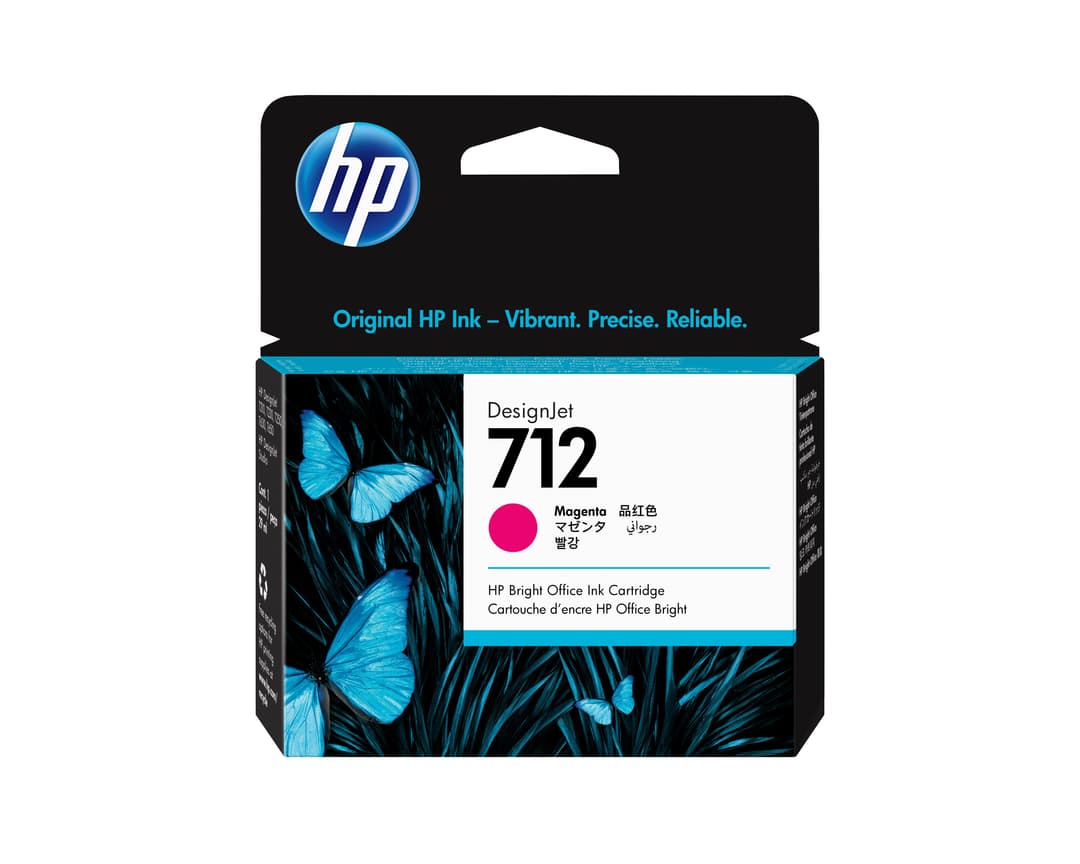 HP 712 29-ml DesignJet Ink Cartridge - Magenta - Image 1