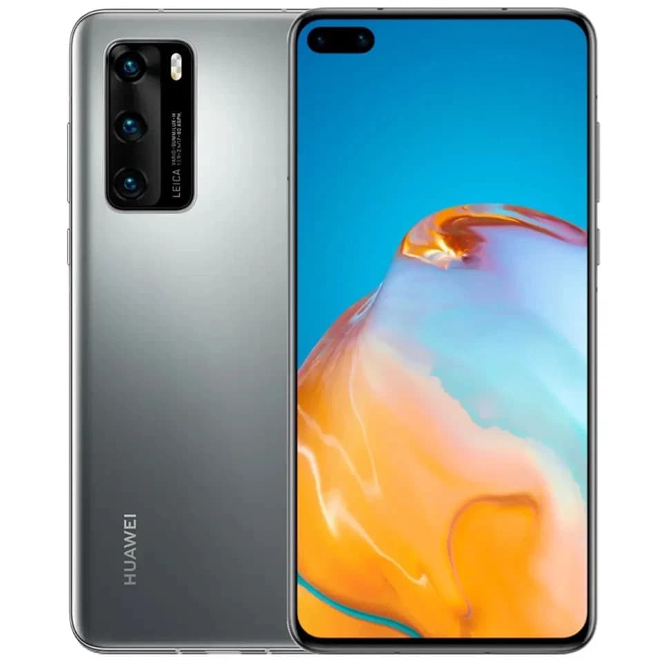 HUAWEI P40 5G Smartphone, 8GB RAM, 128GB Storage, 6.1" Display - Silver Frost