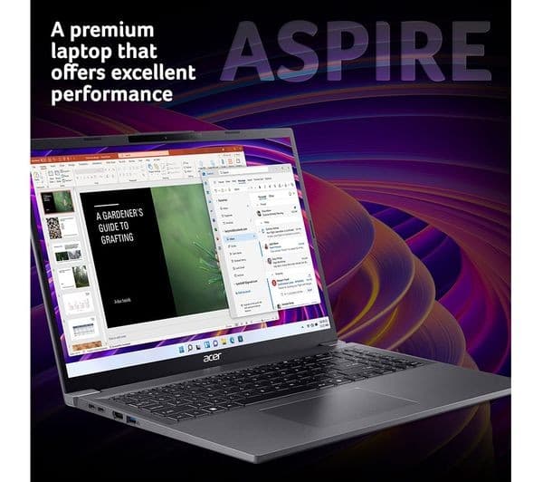 Acer Aspire 16 A16-71M 16" Laptop - Intel Core Ultra 5 125H, 16GB RAM, 512GB SSD, Grey (NX.J5LEK.003) - Image 9