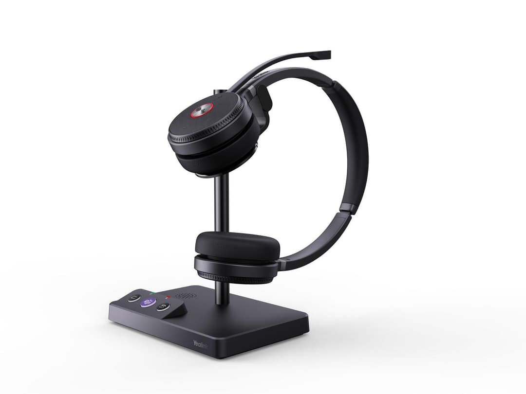 Yealink WH62 Dual Teams DECT Wireless Headset - Black - Image 1