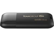 TEAMGROUP C175 64GB USB 3.2 Gen 1 Flash Drive Rounded Streamlined Unibody Design Black Pearl Seamless Construction Matte and Glossy Finish  Speed Up to 100MB/s (TC175364GB01) - Image 5