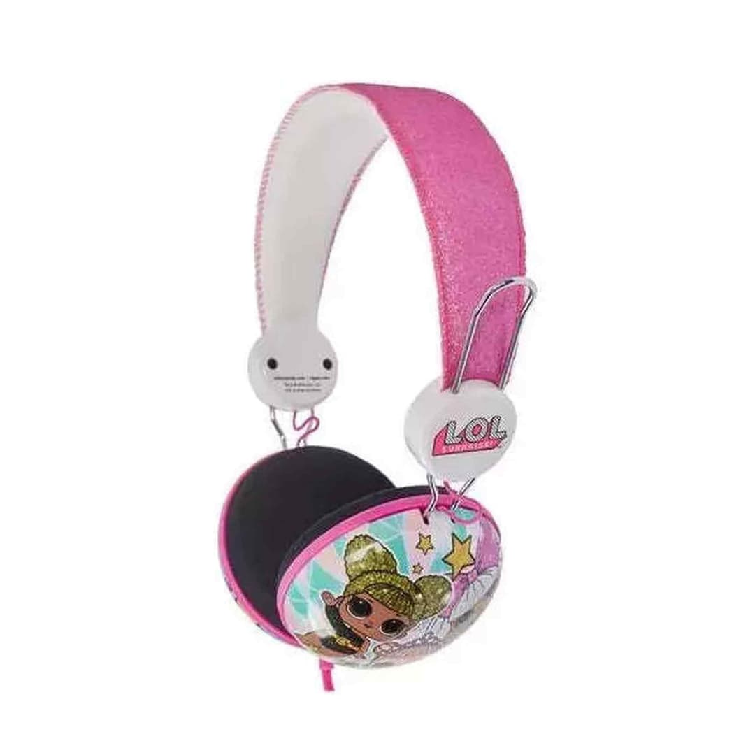 L.O.L. Surprise! Glitter Glam Kid's Wired Headphones - Pink - Image 7