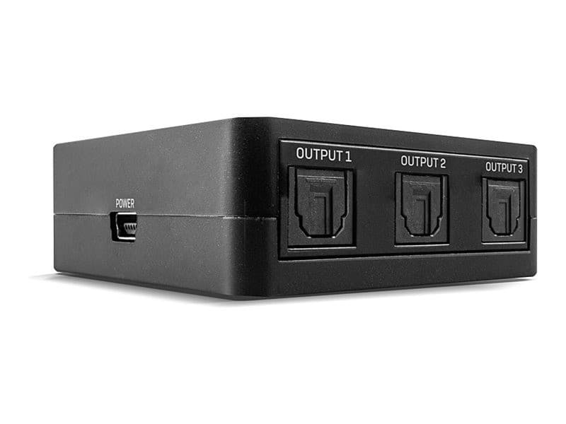 Lindy 3 Port TosLink (Optical) Digital Audio Splitter (70480)