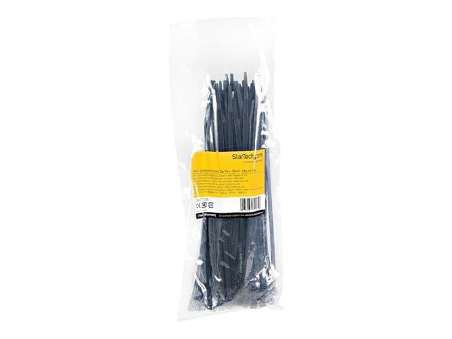 StarTech Nylon Cable Ties 100 Pack 25cm - Black - Image 5