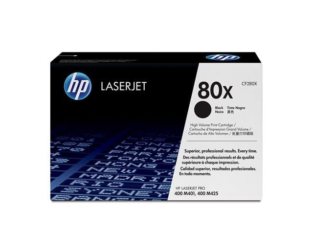 HP 80X High Yield Black Original LaserJet Toner Cartridge (CF280X) - 6,900 Pages - Image 2