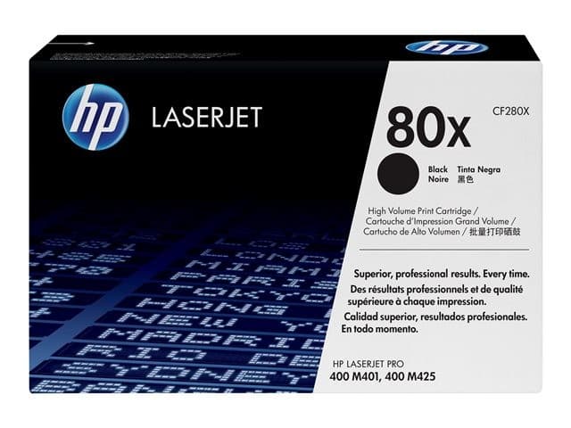 HP 80X High Yield Black Original LaserJet Toner Cartridge (CF280X) - 6,900 Pages - Image 4