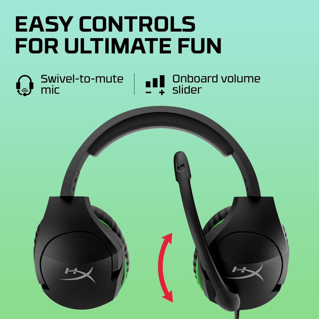 HyperX CloudX Stinger Core Console Gaming Headset - Black - Image 5